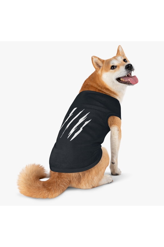 Effete Feline Claw Marks Scratch Pet Tank Top