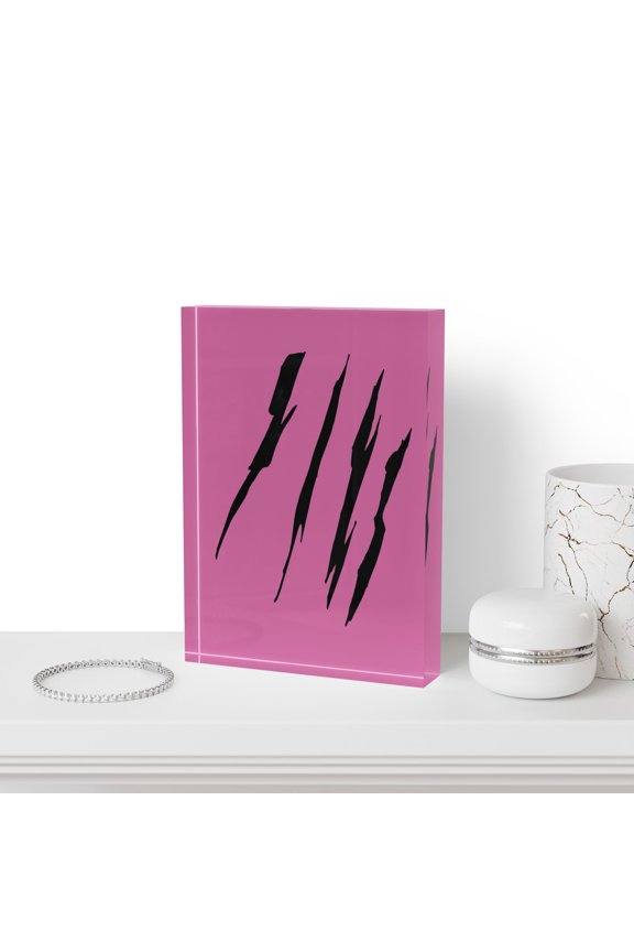 Effete Feline Claw Marks Scratch Photo Block