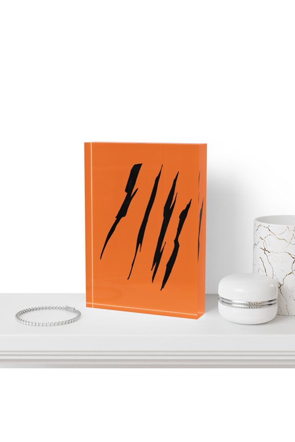 Effete Feline Claw Marks Scratch Photo Block