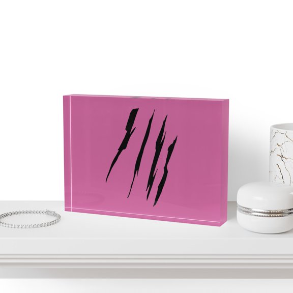 Effete Feline Claw Marks Scratch Photo Block