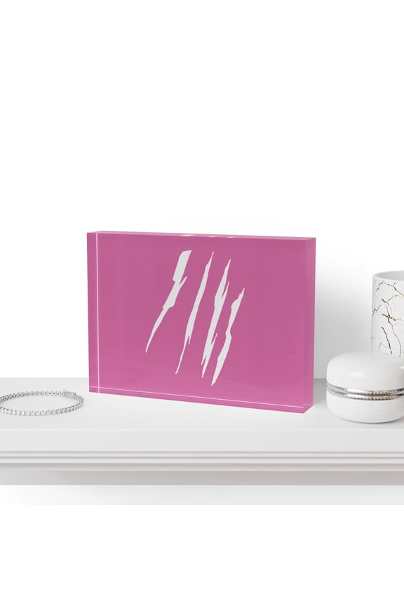 Effete Feline Claw Marks Scratch Photo Block
