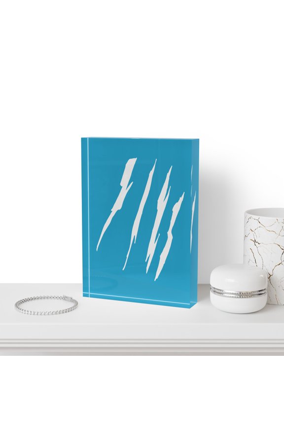 Effete Feline Claw Marks Scratch Photo Block