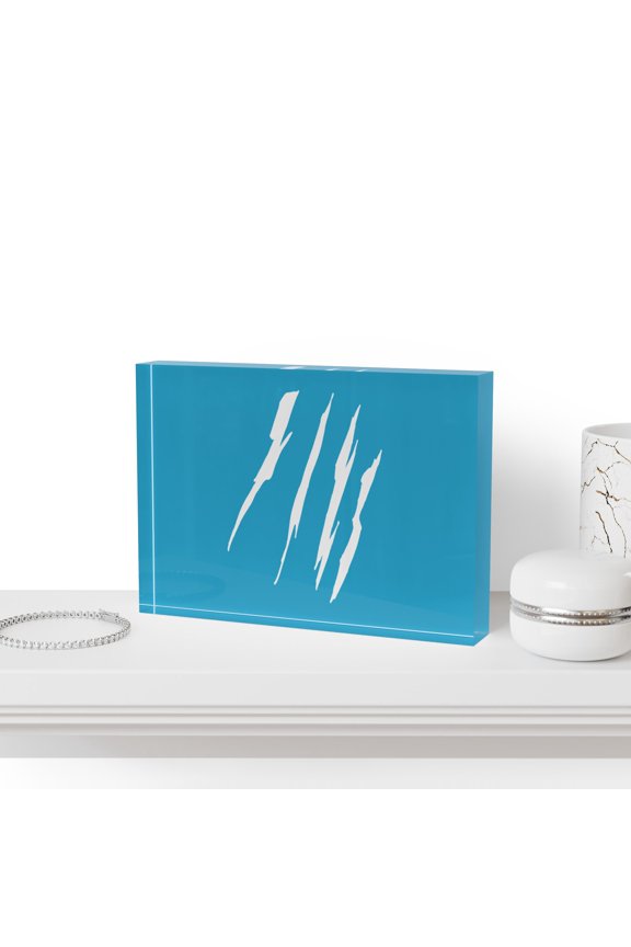 Effete Feline Claw Marks Scratch Photo Block