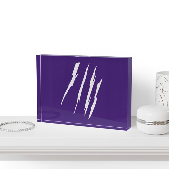 Effete Feline Claw Marks Scratch Photo Block