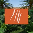 thumbnail image 1 of Effete Feline Claw Marks Scratch Plastic Lawn Yard Sign, 1 of 6