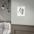 thumbnail image 1 of Effete Feline Claw Marks Scratch Rolled Posters, 1 of 5