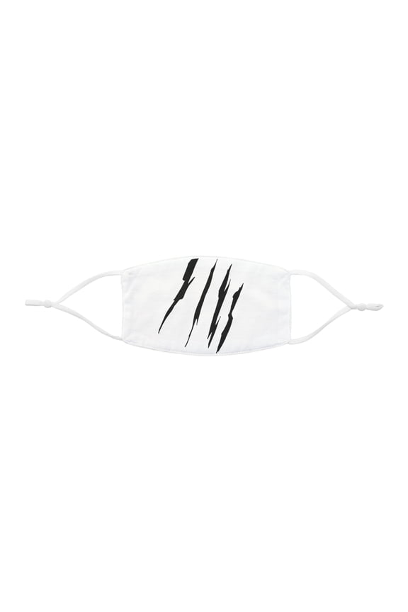Effete Feline Claw Marks Scratch Snug-Fit Polyester Face Mask