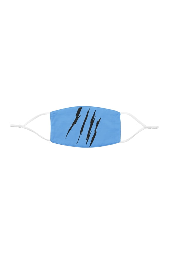Effete Feline Claw Marks Scratch Snug-Fit Polyester Face Mask