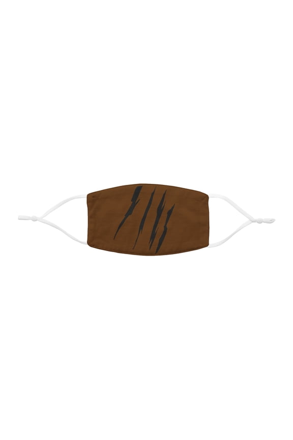 Effete Feline Claw Marks Scratch Snug-Fit Polyester Face Mask