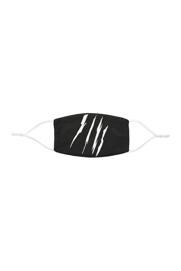 Effete Feline Claw Marks Scratch Snug-Fit Polyester Face Mask