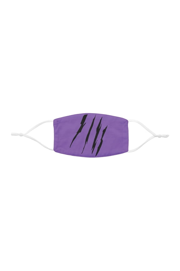Effete Feline Claw Marks Scratch Snug-Fit Polyester Face Mask