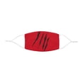 thumbnail image 1 of Effete Feline Claw Marks Scratch Snug-Fit Polyester Face Mask, 1 of 6