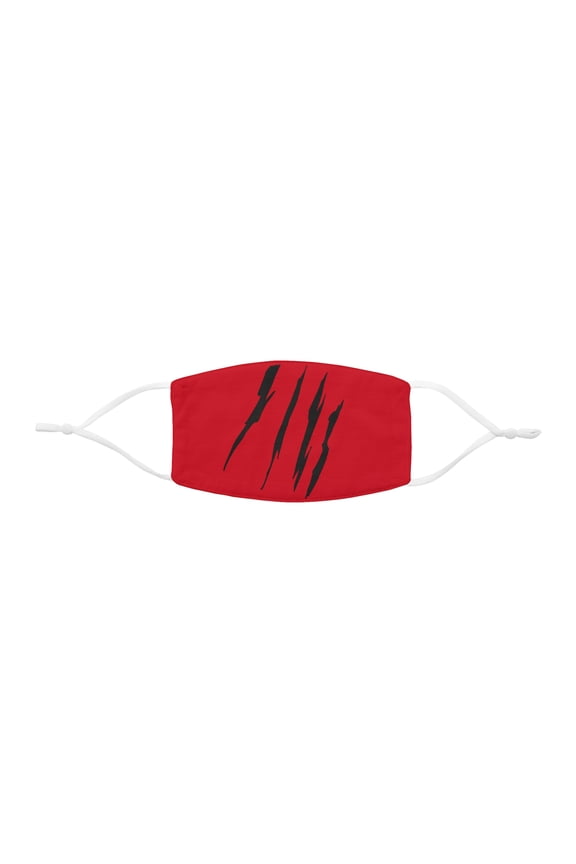 Effete Feline Claw Marks Scratch Snug-Fit Polyester Face Mask