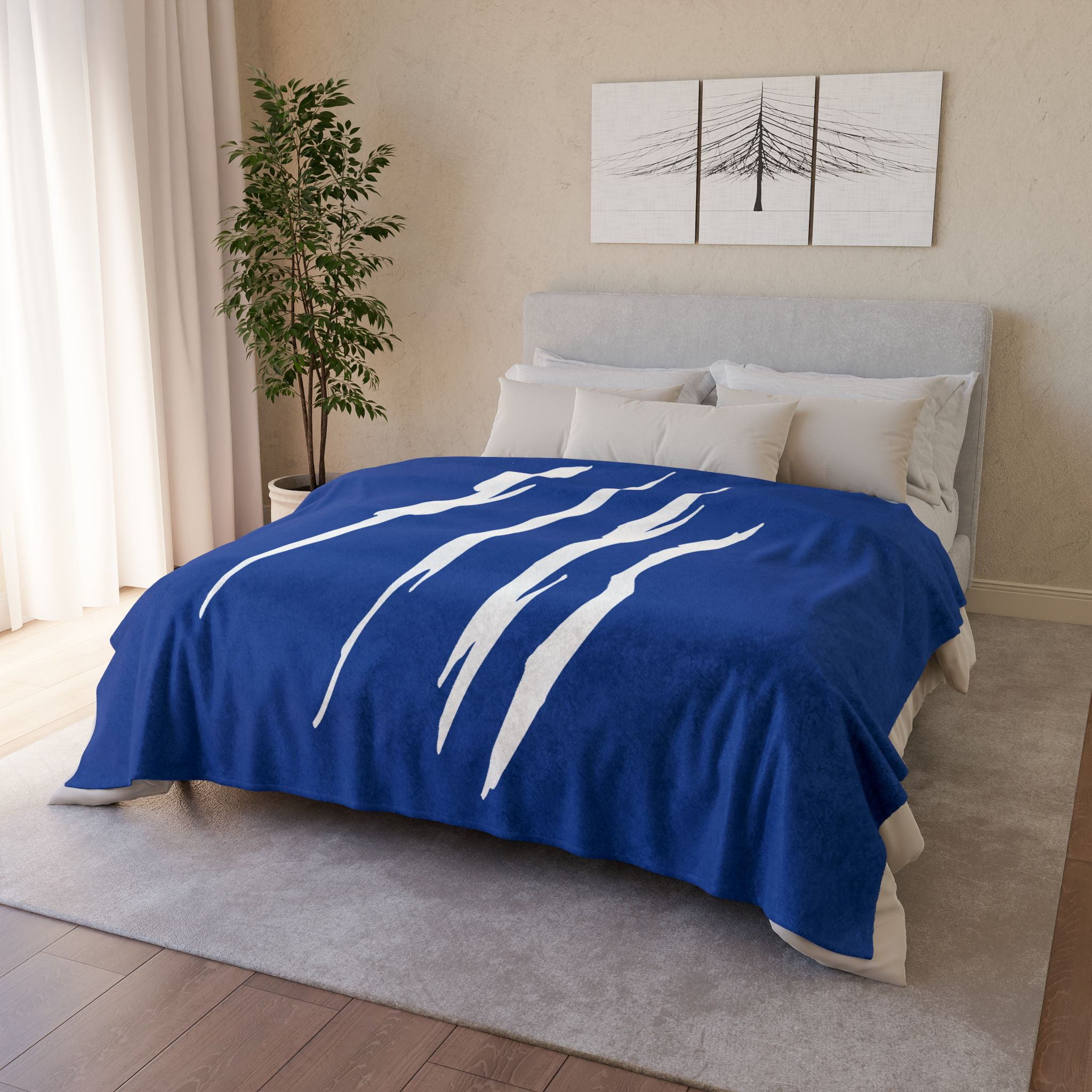 Effete Feline Claw Marks Scratch Soft Polyester Blanket - Walmart.com