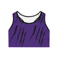 thumbnail image 1 of Effete Feline Claw Marks Scratch Sports Bra (AOP), 1 of 4