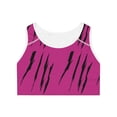 thumbnail image 1 of Effete Feline Claw Marks Scratch Sports Bra (AOP), 1 of 4