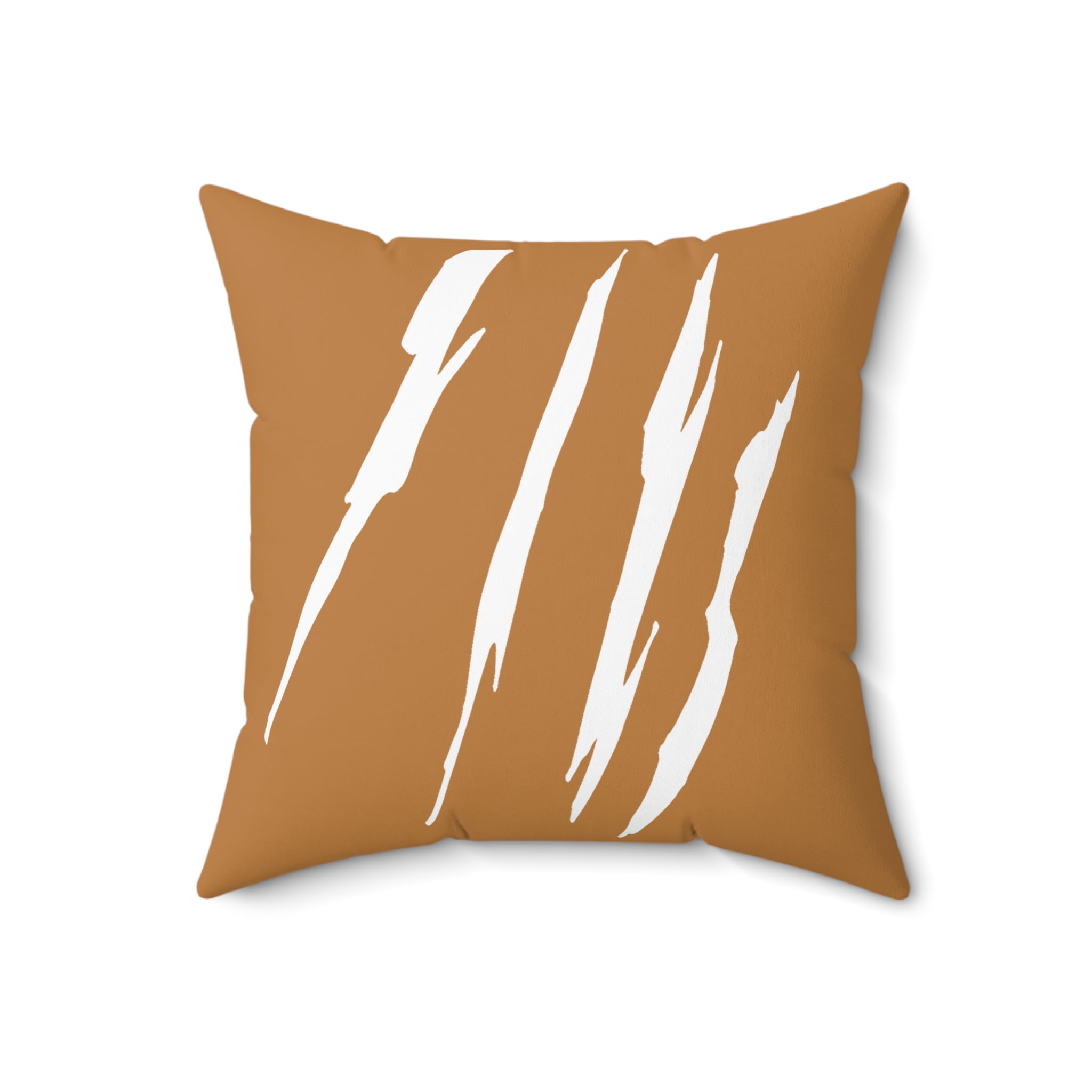 Effete Feline Claw Marks Scratch Spun Polyester Square Pillow - Walmart.com
