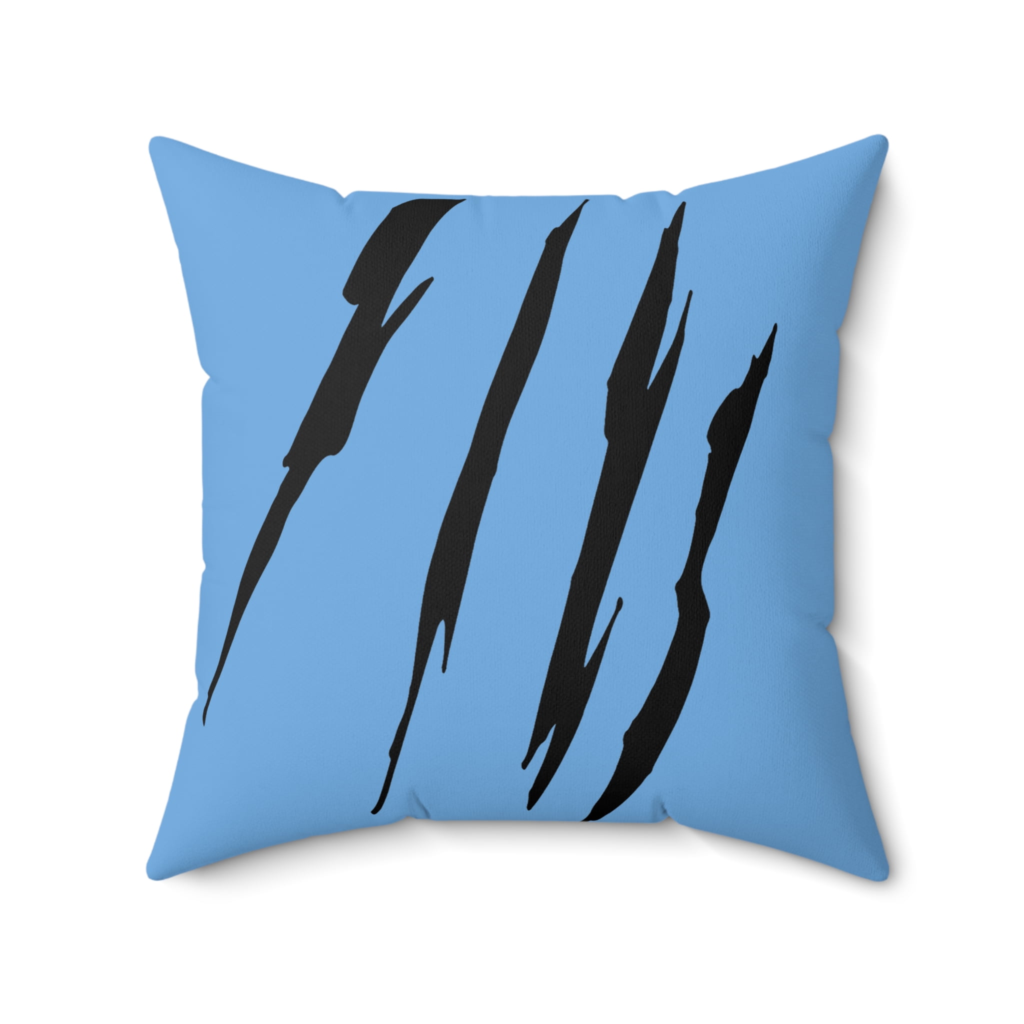 Effete Feline Claw Marks Scratch Spun Polyester Square Pillow - Walmart.com