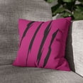 thumbnail image 1 of Effete Feline Claw Marks Scratch Spun Polyester Square Pillowcase, 1 of 7