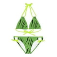 thumbnail image 1 of Effete Feline Claw Marks Scratch Strappy Bikini Set (AOP), 1 of 9