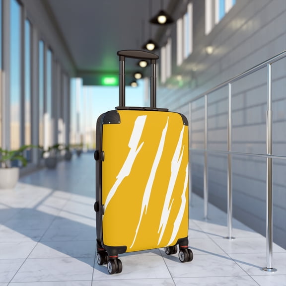 Effete Feline Claw Marks Scratch Suitcase