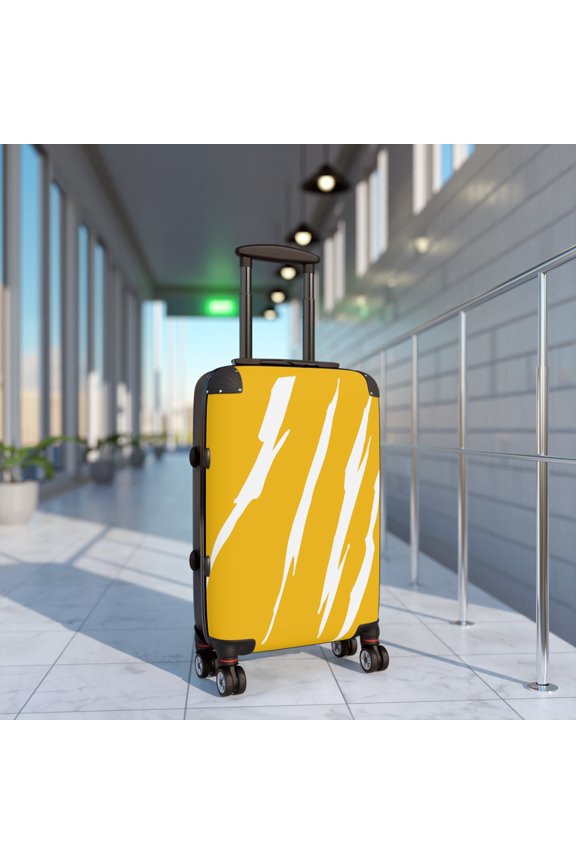 Effete Feline Claw Marks Scratch Suitcase