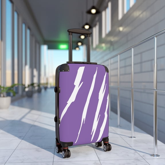 Effete Feline Claw Marks Scratch Suitcase
