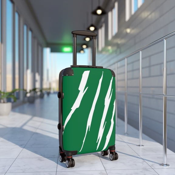 Effete Feline Claw Marks Scratch Suitcase
