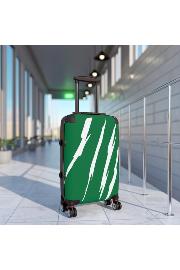 Effete Feline Claw Marks Scratch Suitcase