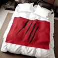 thumbnail image 1 of Effete Feline Claw Marks Scratch Sweatshirt Blanket, 1 of 4