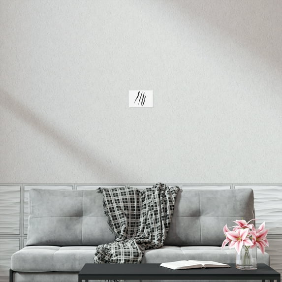 Effete Feline Claw Marks Scratch Uncoated Posters