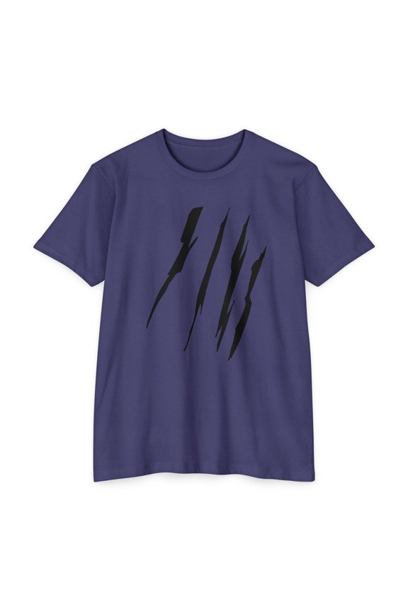 Effete Feline Claw Marks Scratch Unisex CVC Jersey T-Shirt