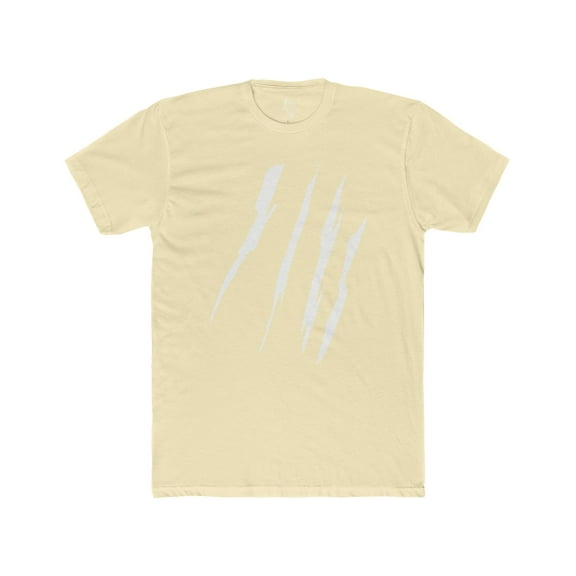 Effete Feline Claw Marks Scratch Unisex Cotton Crew Tee
