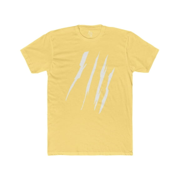 Effete Feline Claw Marks Scratch Unisex Cotton Crew Tee