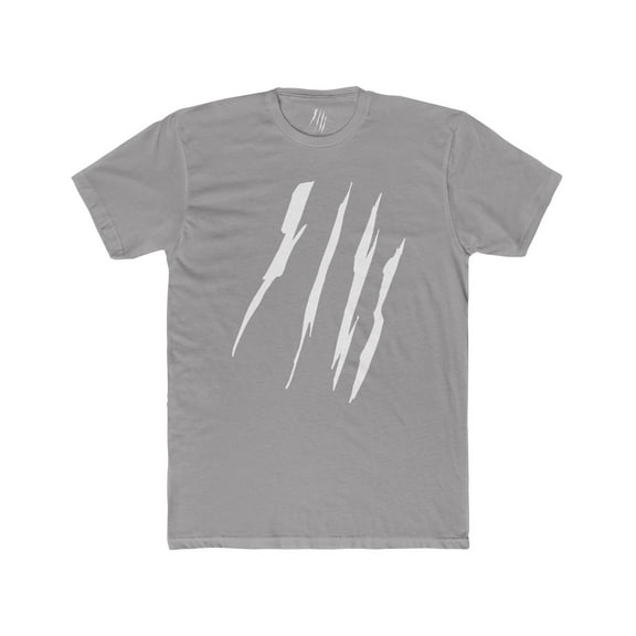 Effete Feline Claw Marks Scratch Unisex Cotton Crew Tee