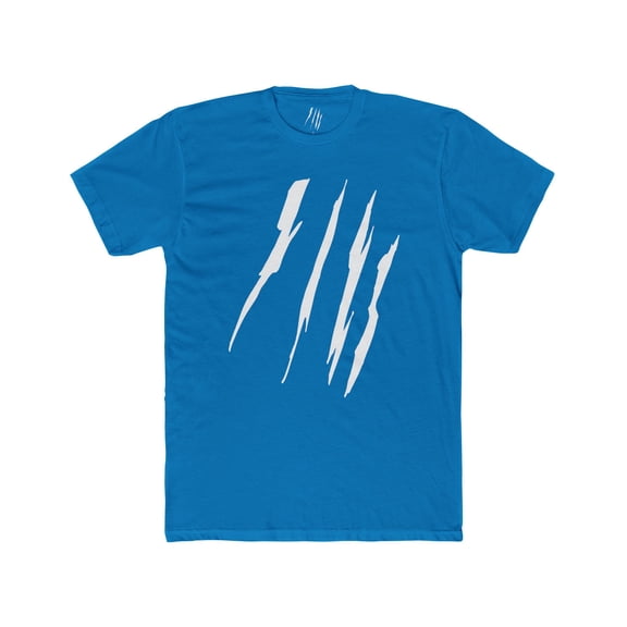 Effete Feline Claw Marks Scratch Unisex Cotton Crew Tee