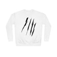 thumbnail image 1 of Effete Feline Claw Marks Scratch Unisex Crew Sweatshirt, 1 of 4