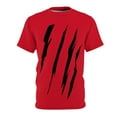thumbnail image 1 of Effete Feline Claw Marks Scratch Unisex Cut & Sew Tee (AOP), 1 of 7