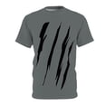 thumbnail image 1 of Effete Feline Claw Marks Scratch Unisex Cut & Sew Tee (AOP), 1 of 7