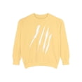 thumbnail image 1 of Effete Feline Claw Marks Scratch Unisex Garment-Dyed Sweatshirt, 1 of 8