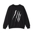 thumbnail image 1 of Effete Feline Claw Marks Scratch Unisex Heavy Blend™ Crewneck Sweatshirt, 1 of 11