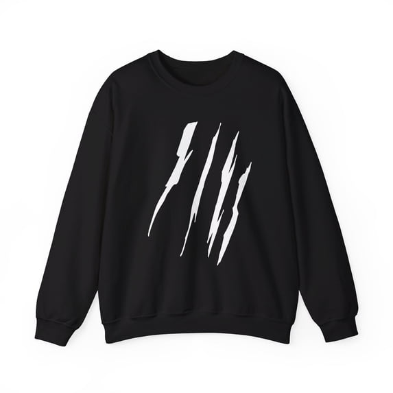 Effete Feline Claw Marks Scratch Unisex Heavy Blend™ Crewneck Sweatshirt