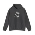 thumbnail image 1 of Effete Feline Claw Marks Scratch Unisex Heavy Blend™ Hooded Sweatshirt, 1 of 13