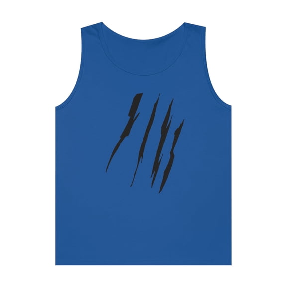 Effete Feline Claw Marks Scratch Unisex Heavy Cotton Tank Top