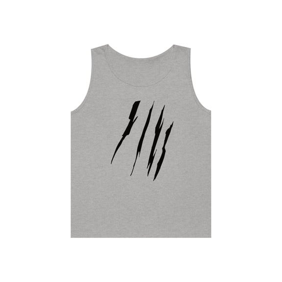 Effete Feline Claw Marks Scratch Unisex Heavy Cotton Tank Top