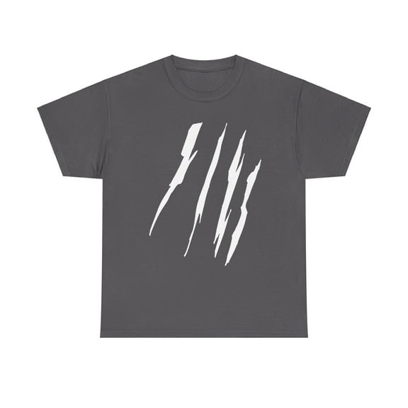 Effete Feline Claw Marks Scratch Unisex Heavy Cotton Tee