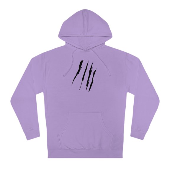 Effete Feline Claw Marks Scratch Unisex Hooded Sweatshirt