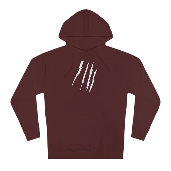Effete Feline Claw Marks Scratch Unisex Hooded Sweatshirt