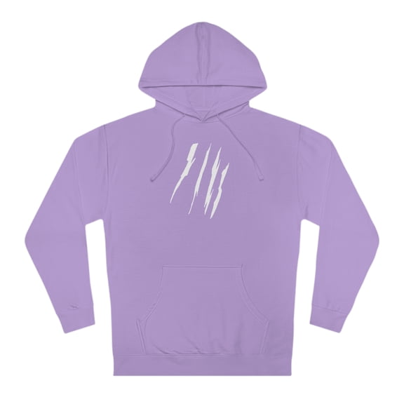 Effete Feline Claw Marks Scratch Unisex Hooded Sweatshirt