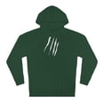 thumbnail image 1 of Effete Feline Claw Marks Scratch Unisex Hooded Sweatshirt, 1 of 4